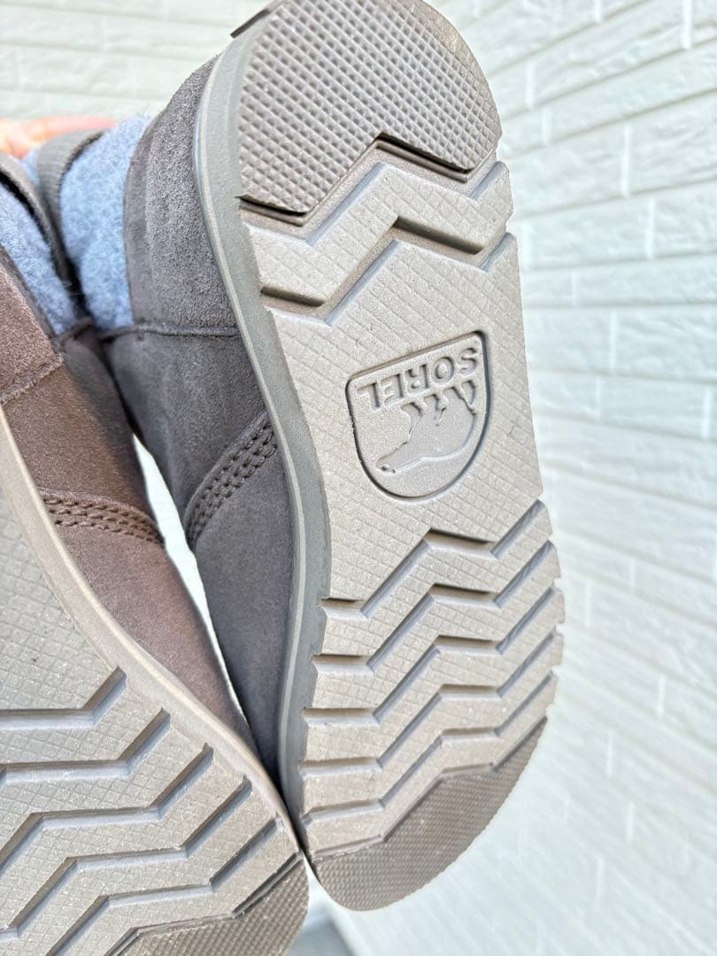 レディース　ブーツ　ソレル SOREL ライリー 防水 グレー 23.5