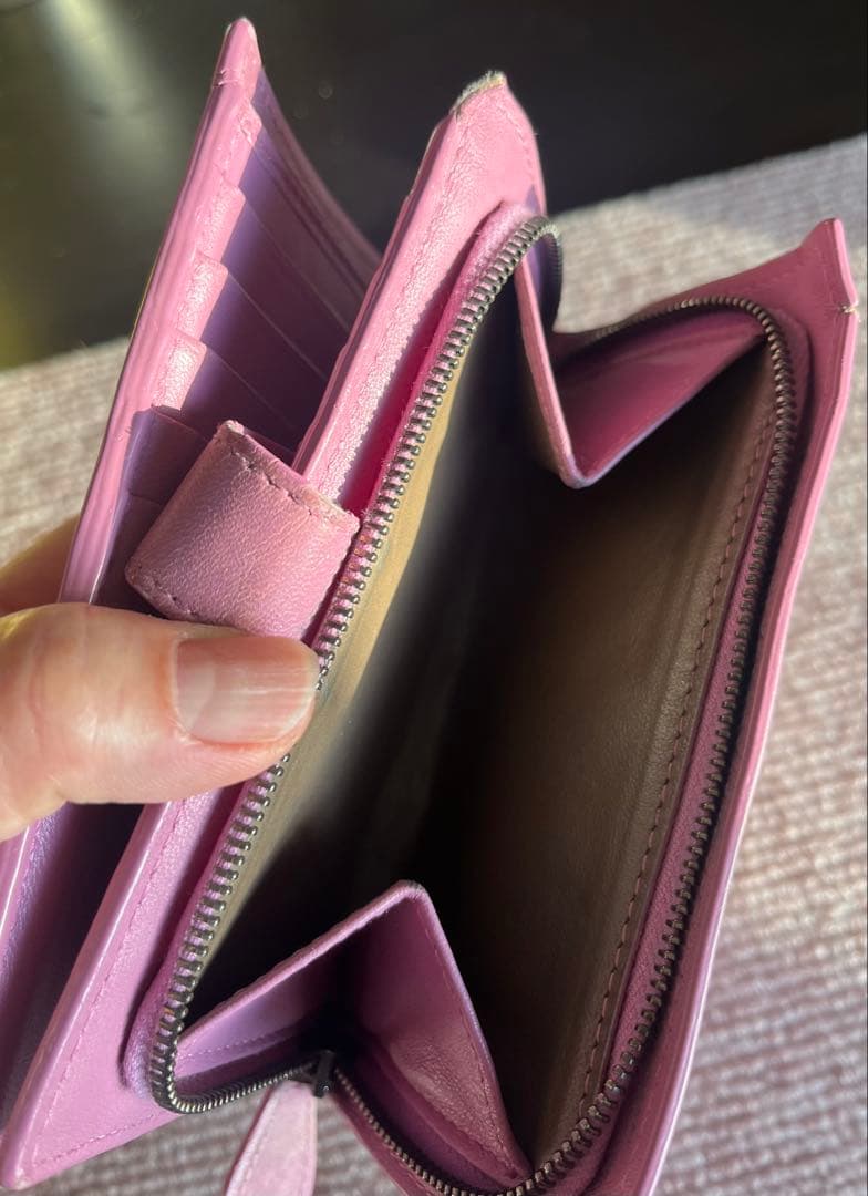 【美品】Bottega Veneta イントレチャート　purplepink
