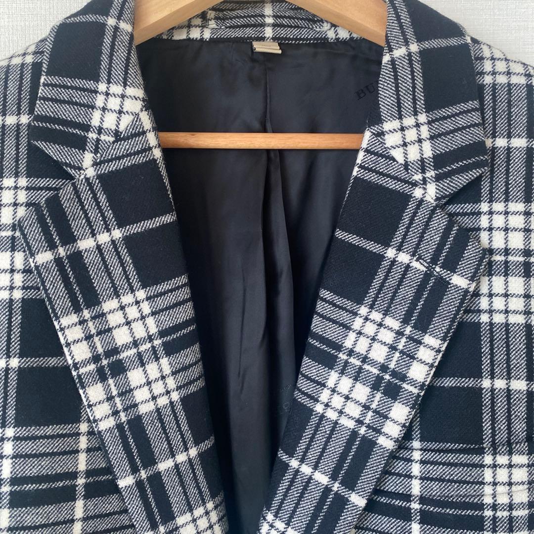 【美品 】BURBERRY バーバリー ジャケット チェック カシミヤ100%