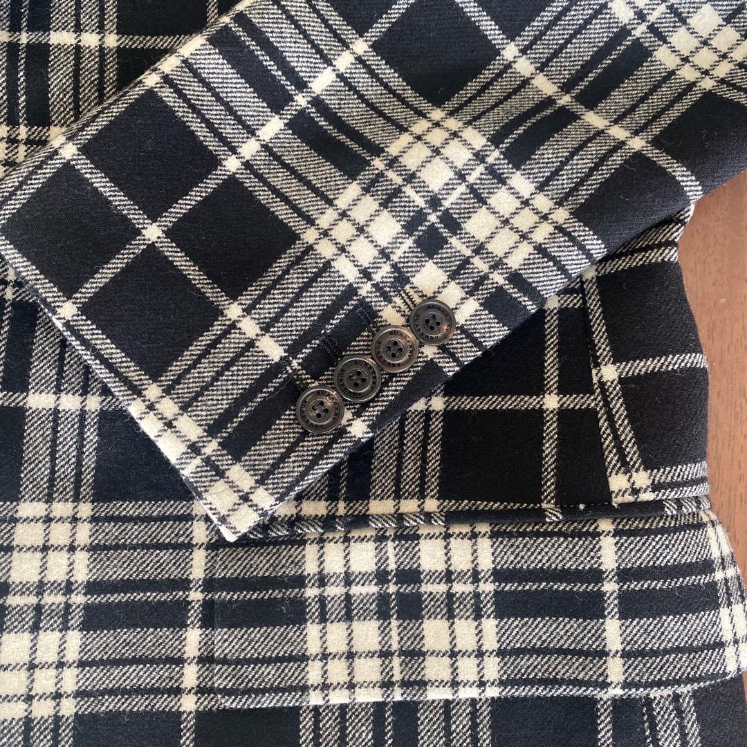 【美品 】BURBERRY バーバリー ジャケット チェック カシミヤ100%