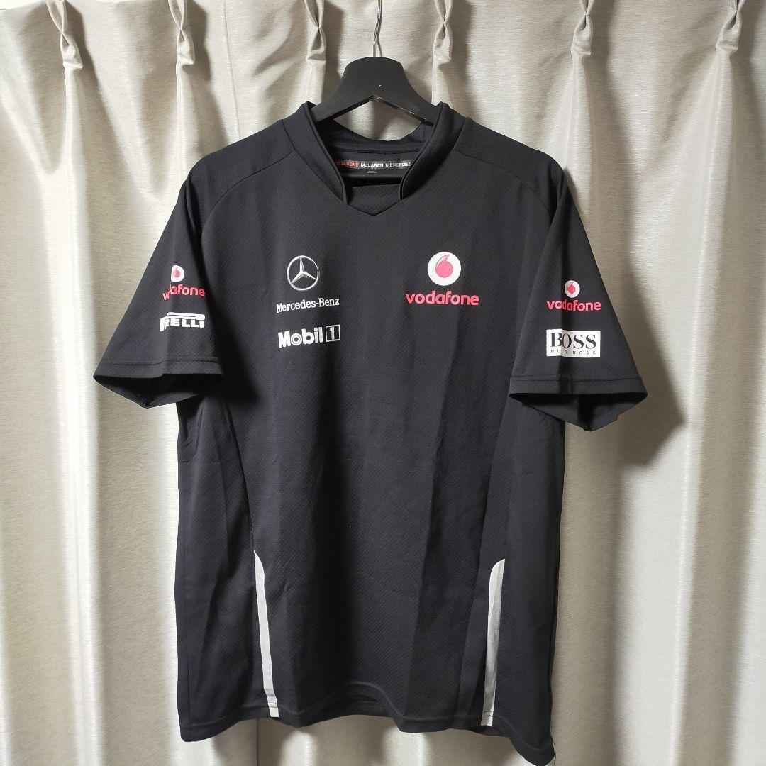 F1 Vodafone McLaren Mercedes Tシャツ Lサイズ