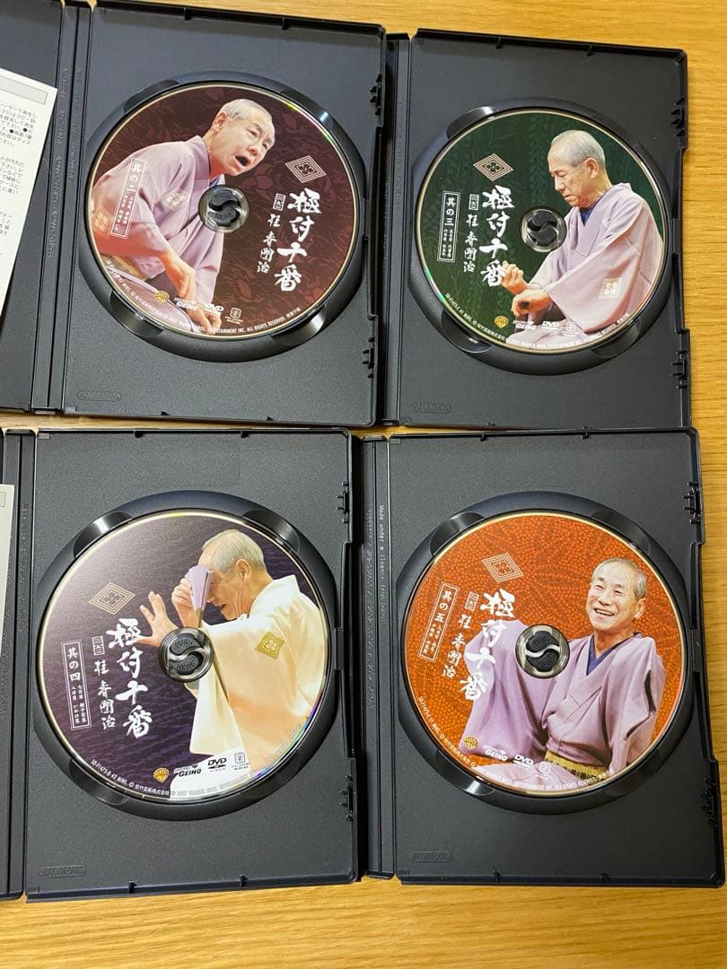 極付十番 桂春團治 DVDボックス 5枚組のうち4枚