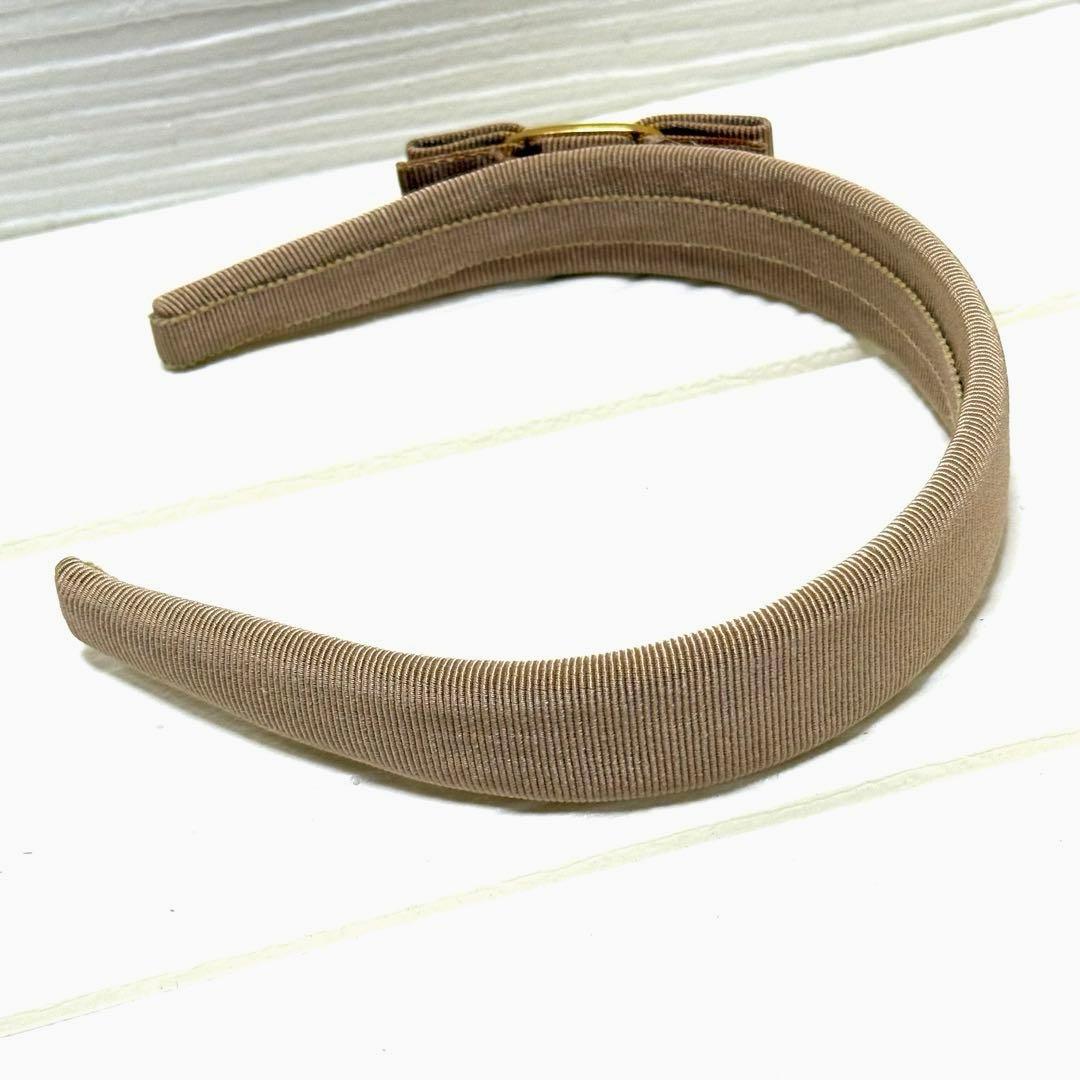 ★美品★Salvatore Ferragamo★カチューシャ★ヴァラ★ベージュ★