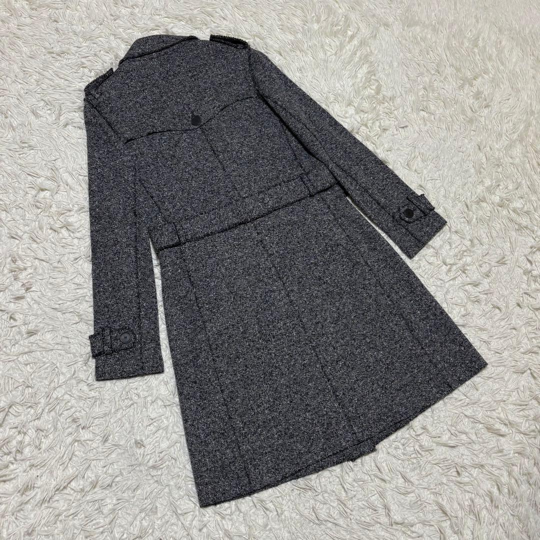✨美品✨ ハリスワーフロンドン トレンチコート シルク混 イタリア製 XL相当