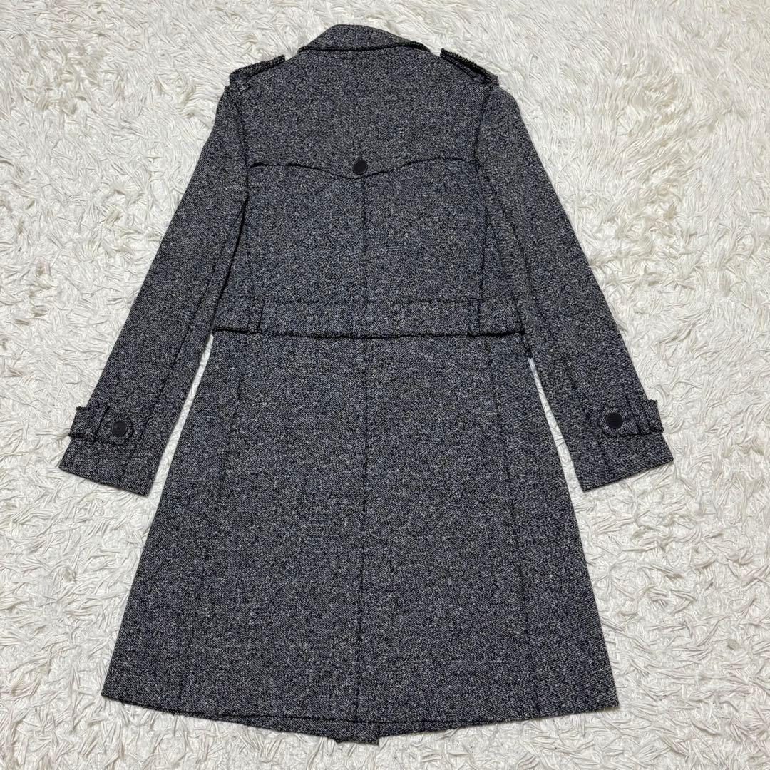 ✨美品✨ ハリスワーフロンドン トレンチコート シルク混 イタリア製 XL相当