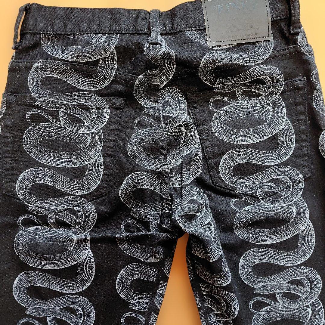 新品HYSTERIC GLAMOUR SNAKE LOOP スキニーデニムパンツ