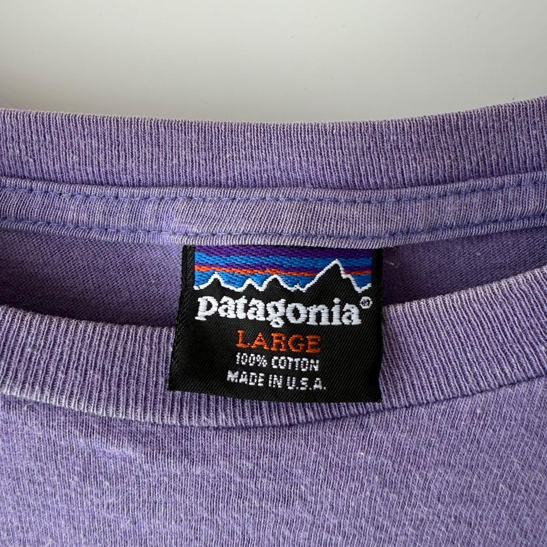 Patagonia 半袖 Tシャツ Lサイズ USA製 絶滅危惧種