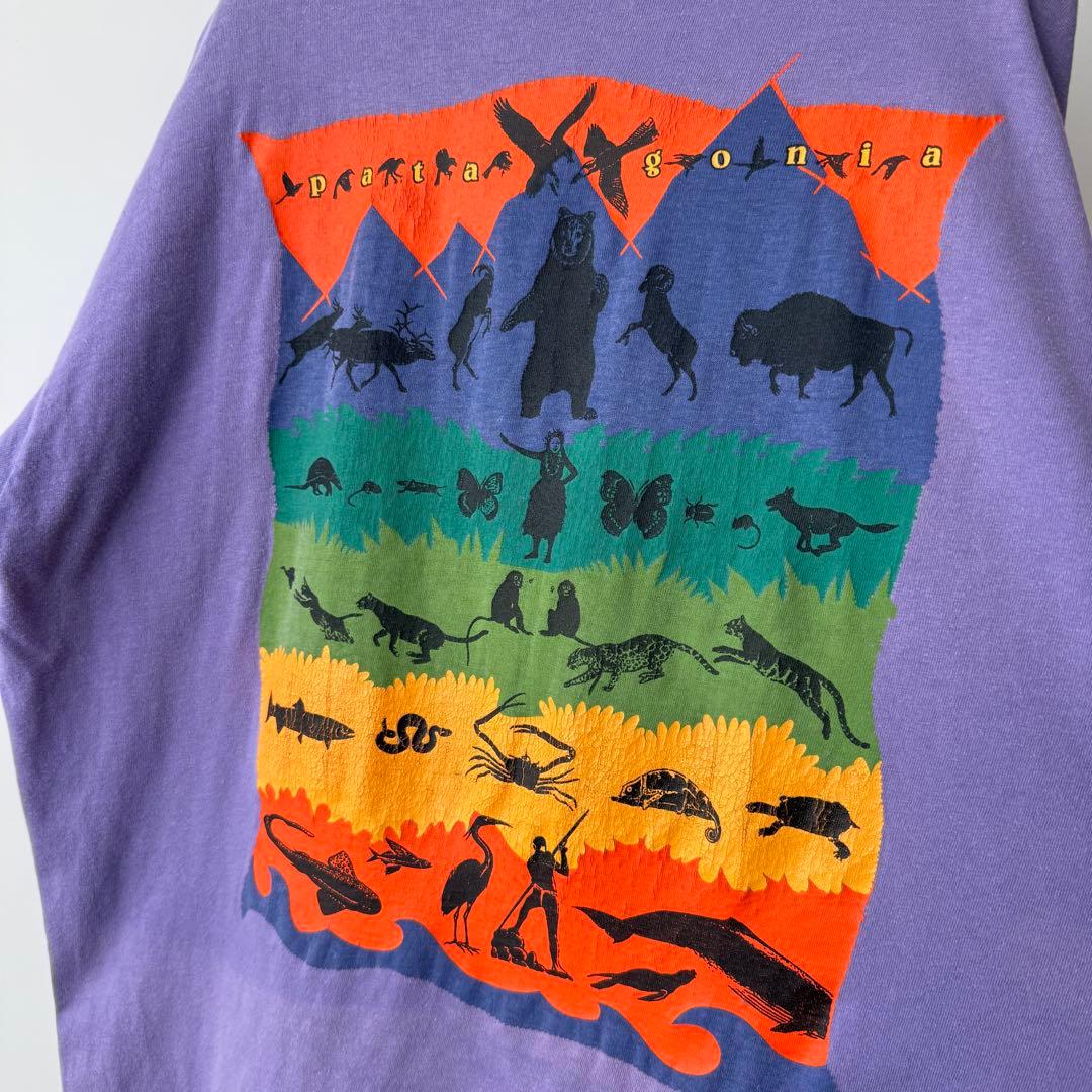 Patagonia 半袖 Tシャツ Lサイズ USA製 絶滅危惧種
