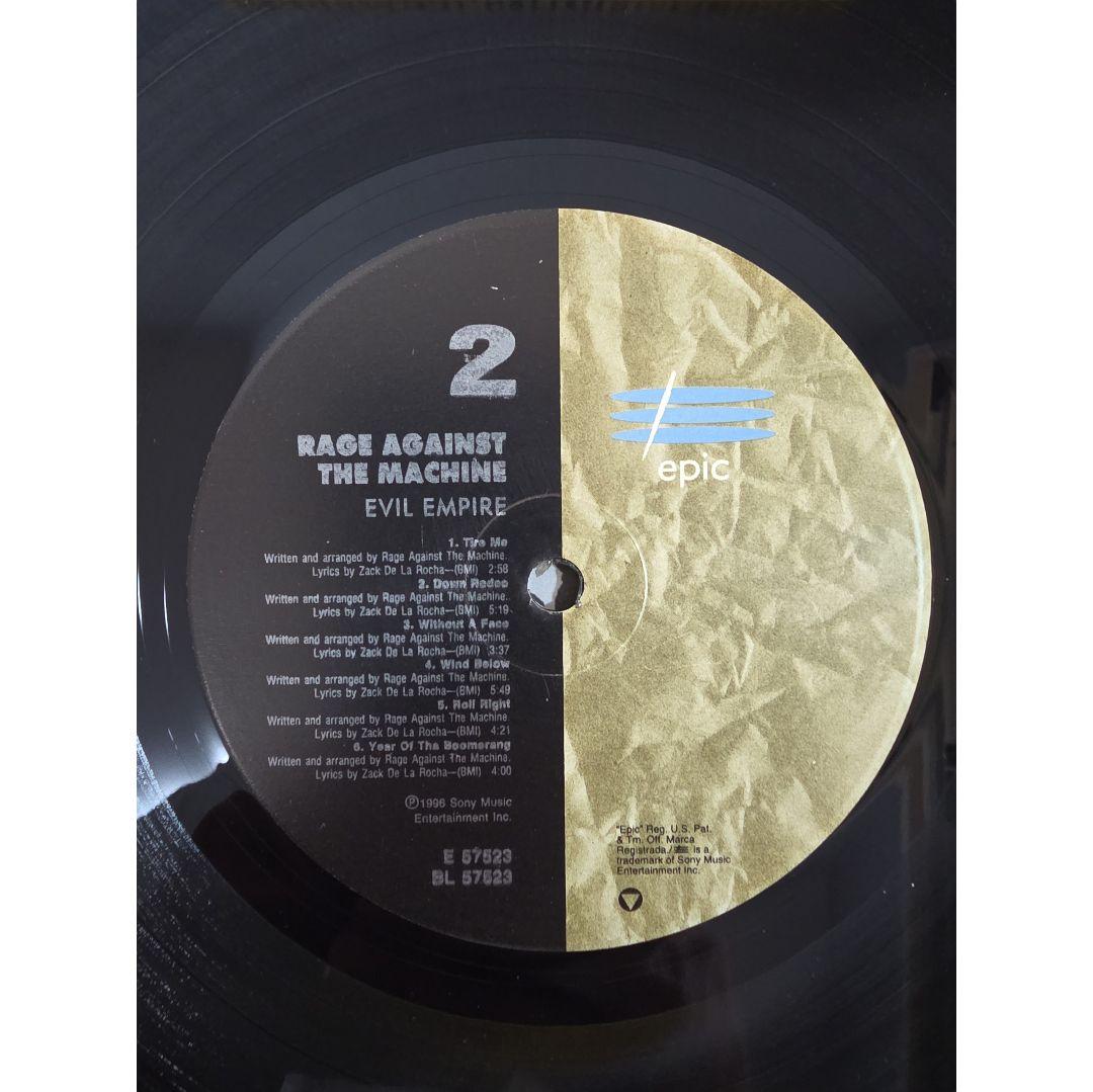 【US盤】レイジアゲインストザマシーン/ Evil Empire レコード
