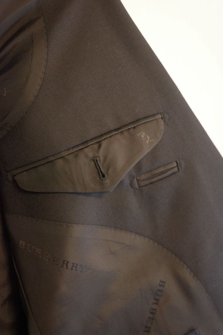 BURBERRY☆紺ブレザー☆チェックセットアップ