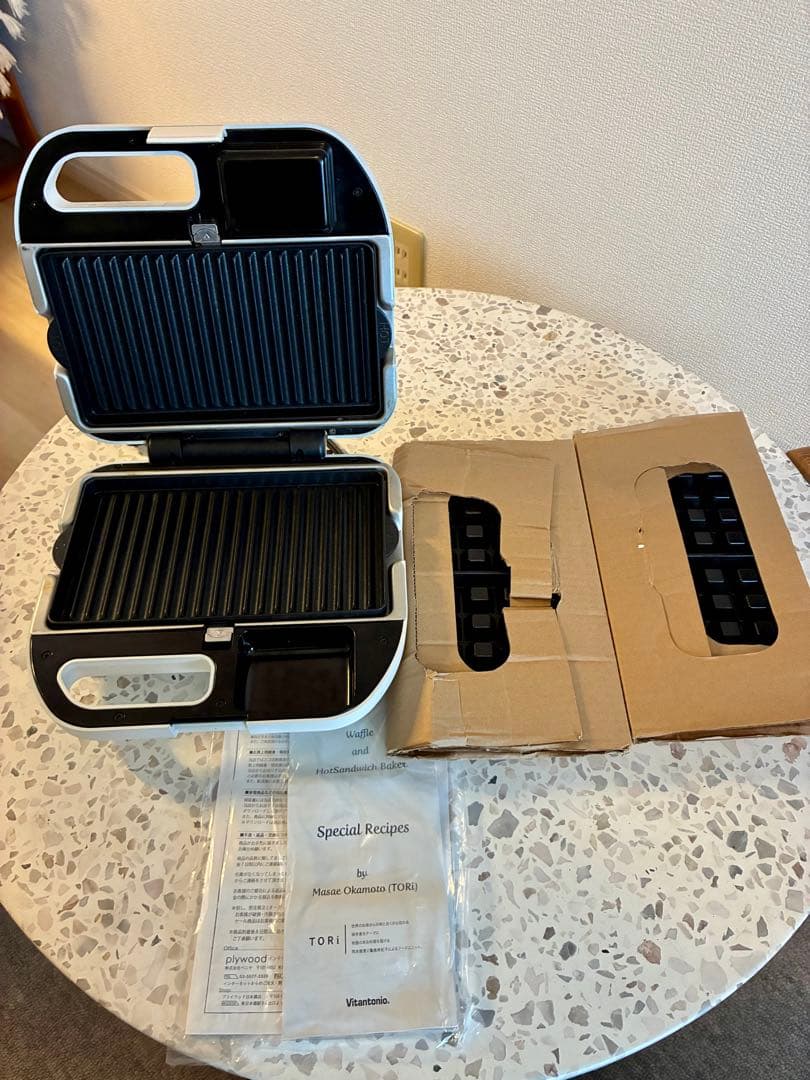 ビタントニオ　ホットサンドメーカー　ワッフル　プレート　ホットプレート