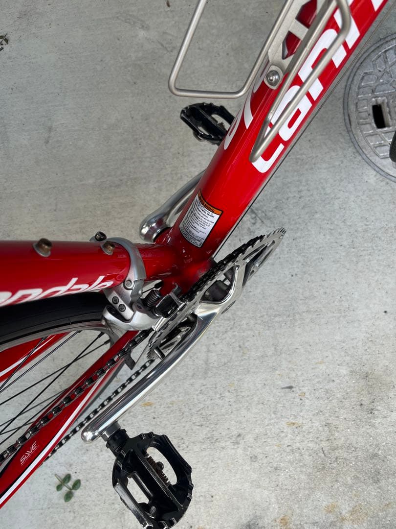 キャノンデール　シナプス　赤　ロードバイク【大阪引取り限定】