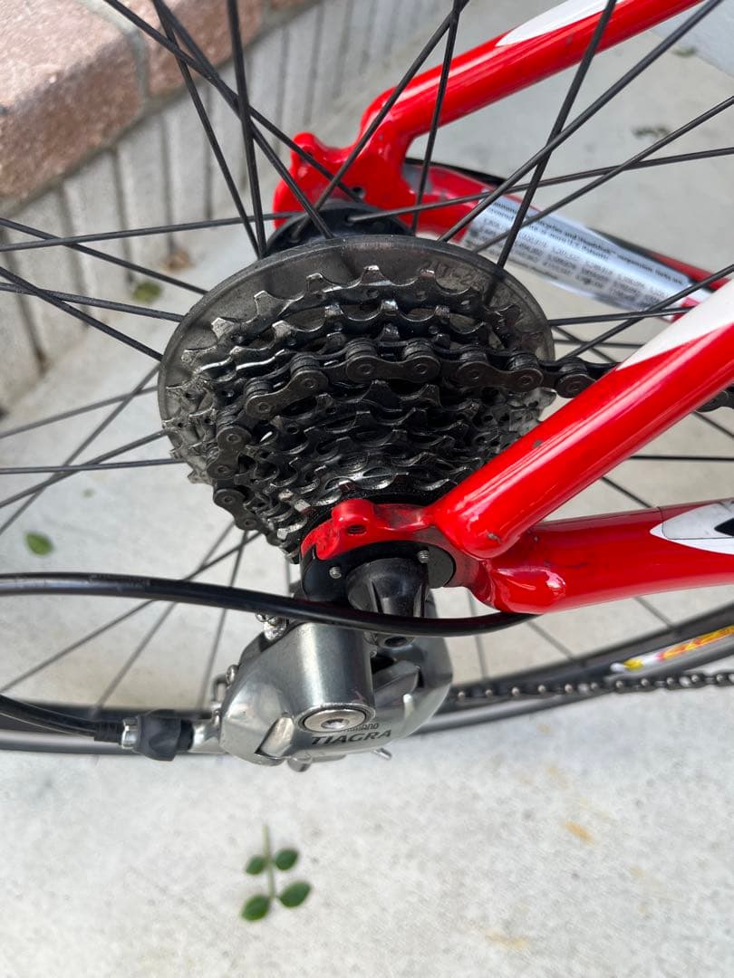 キャノンデール　シナプス　赤　ロードバイク【大阪引取り限定】