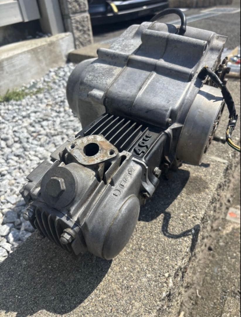 モンキー 4L Z50J 純正 エンジン 実動車外し 検 カスタム ノーマル