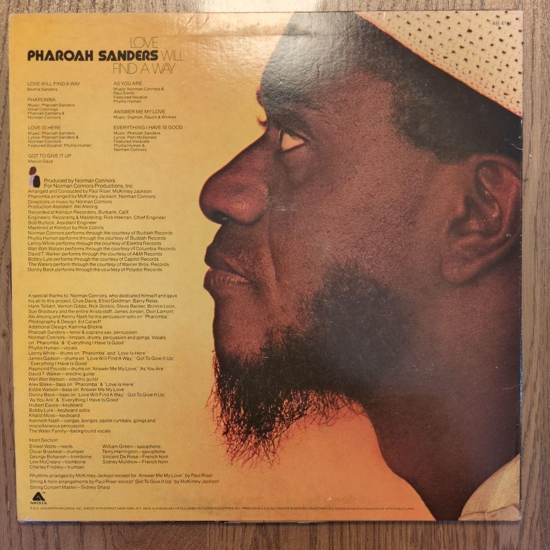 洋楽 Pharoah Sanders/ Love Will Find A Way