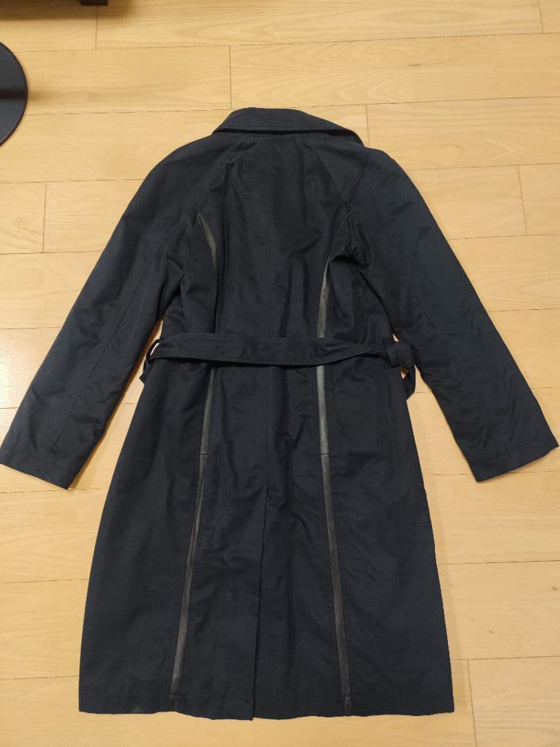 EMPORIO ARMANI 黒コート レディース40 美品 上品シルエット