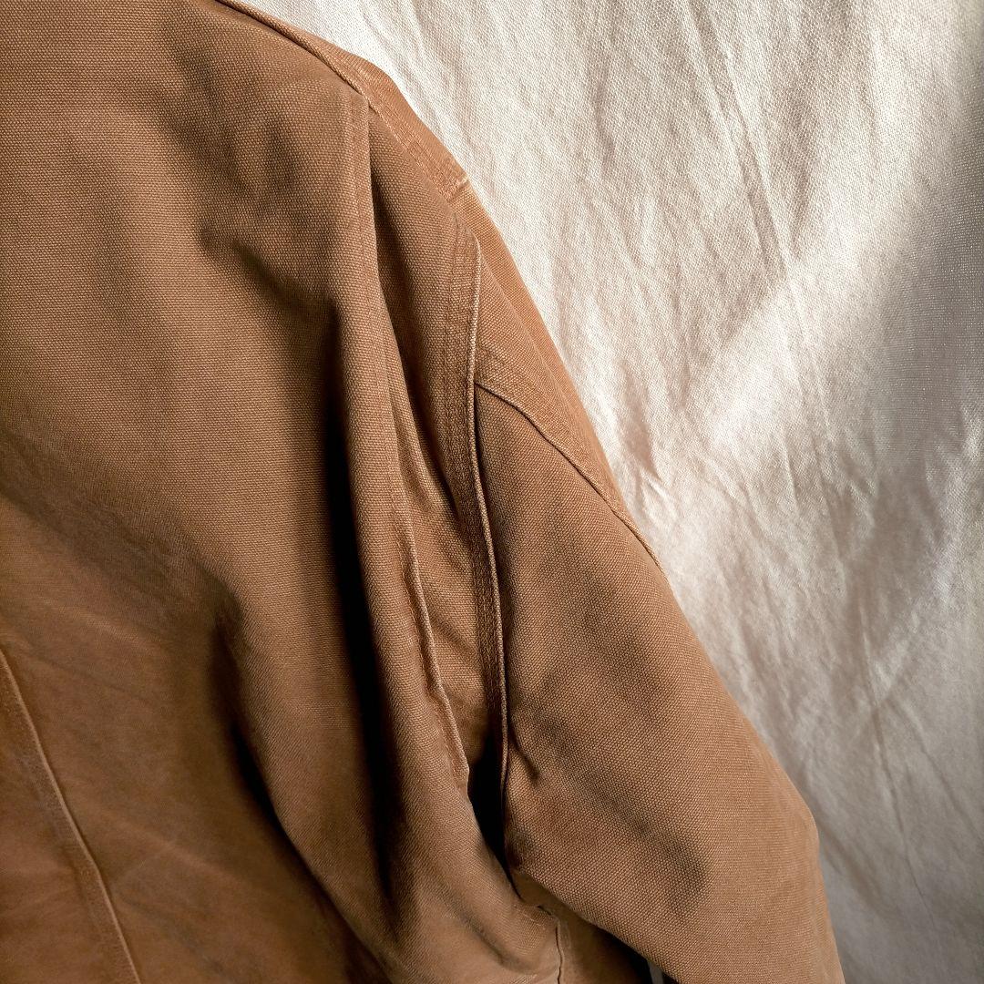 リ*ヘ様 Carhartt トラディショナルジャケット　短丈 L 企業ロゴ　メキ