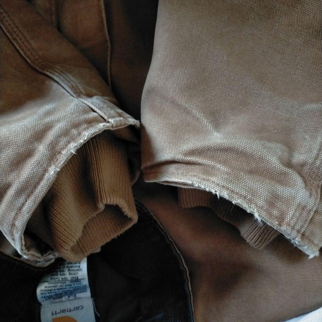 リ*ヘ様 Carhartt トラディショナルジャケット　短丈 L 企業ロゴ　メキ