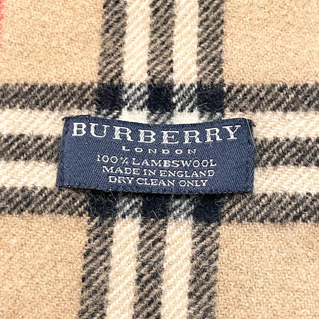 BURBERRY バーバリー ロンドン マフラー ラムウール100%