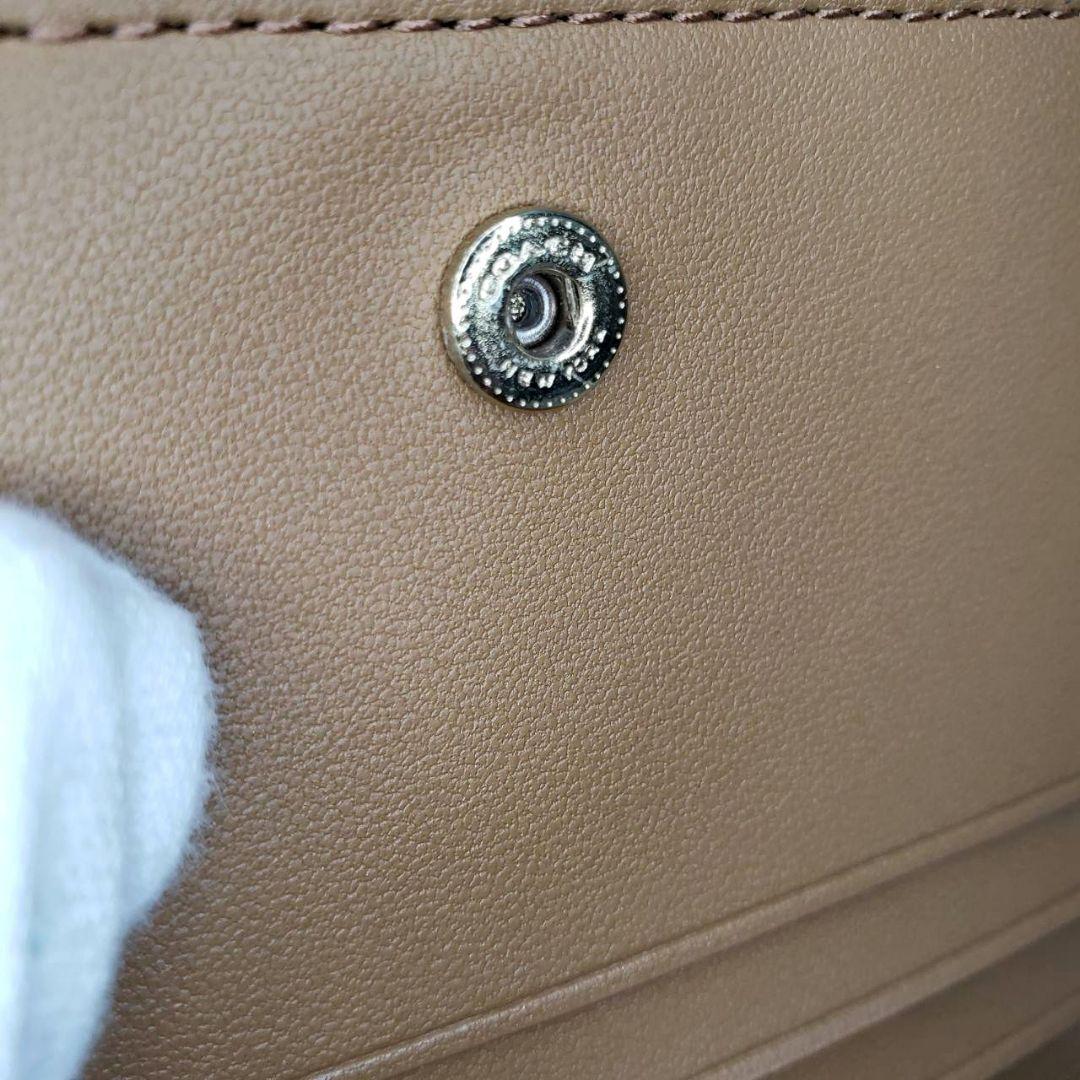 極美品 COACH コーチ シグネチャーデニムベルトデザイン折り財布