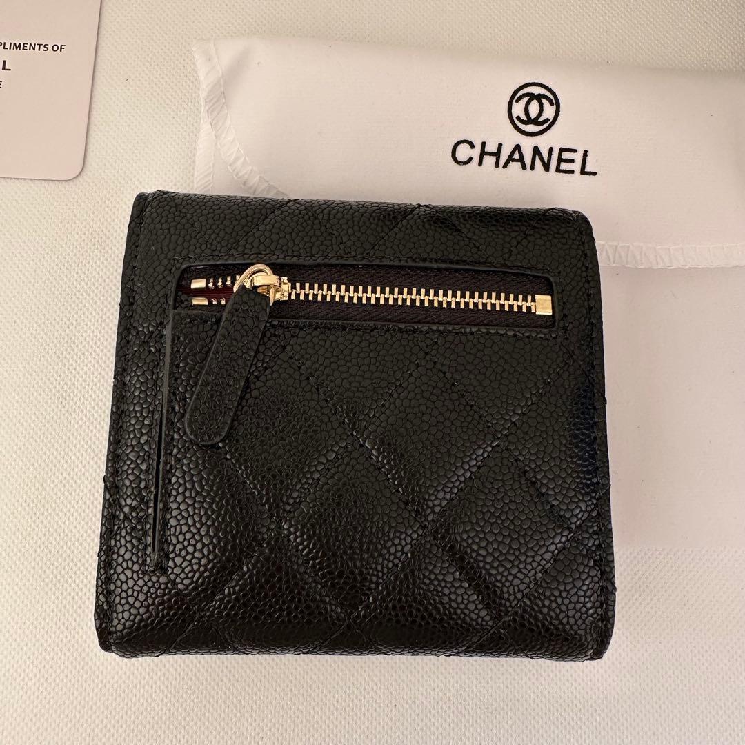 新品未使用 CHANEL シャネル ノベルティ 三つ折り財布 カードケース