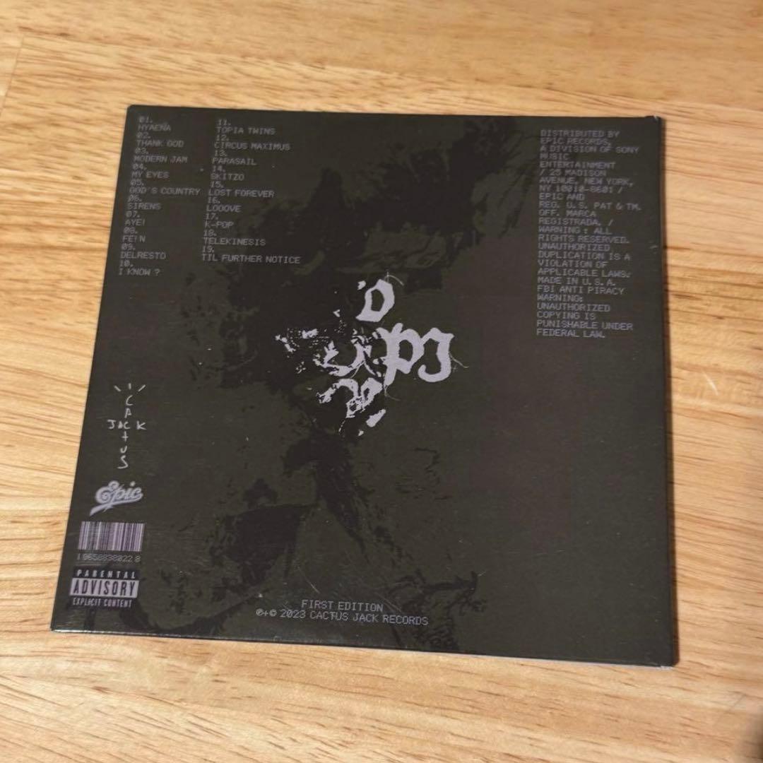 【日本未発売】Travis Scott UTOPIA CD