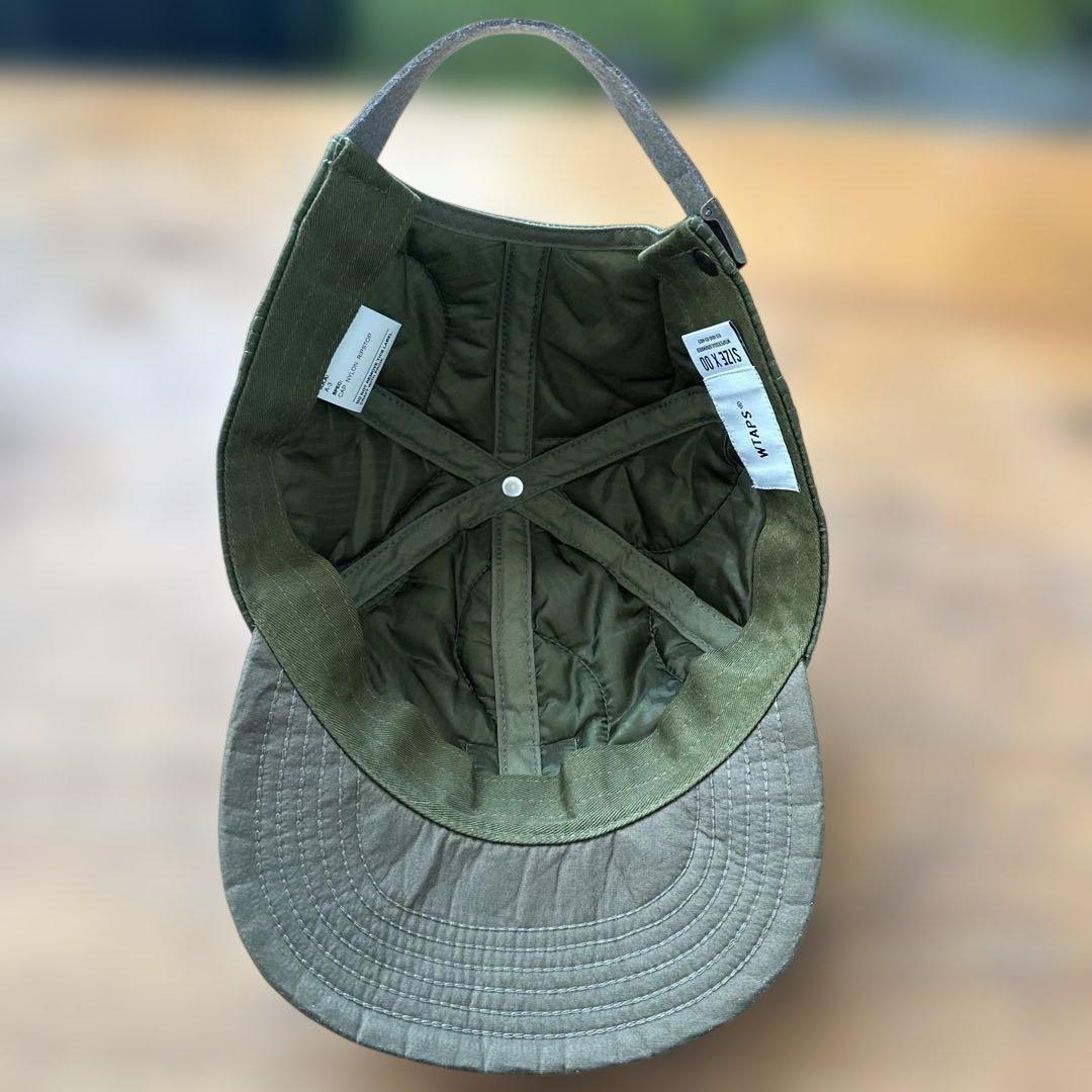 希少！WTAPS キルティングキャップ オリーブ　サイズ00