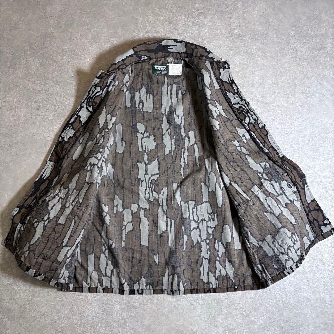 ジャケット・アウター 80s Saftbak Trebark Camo Hunting Jacket