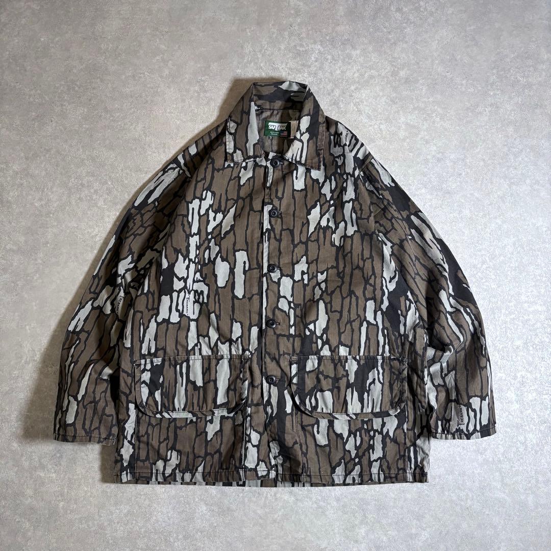 ジャケット・アウター 80s Saftbak Trebark Camo Hunting Jacket