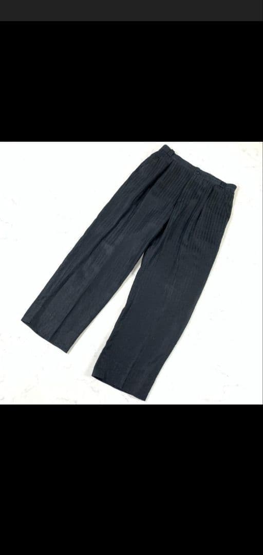 GIANNI VERSACE ストライプ ブラックスーツ