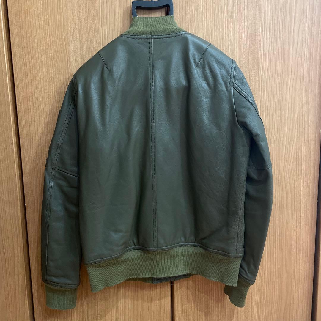 FREE'S SHOP MA-1ジャケット 　ヤギ革　メンズ　ヴィンテージ　古着