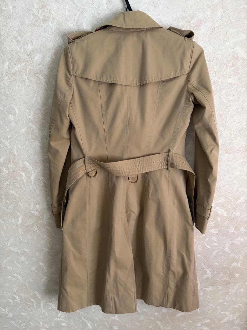 【BURBERRY 】 THE CHELSEA トレンチコート／ベージュ UK4
