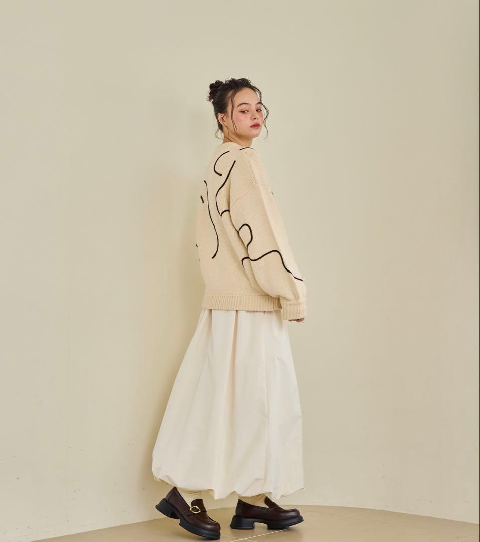 OLUN ロングバルーンスカート