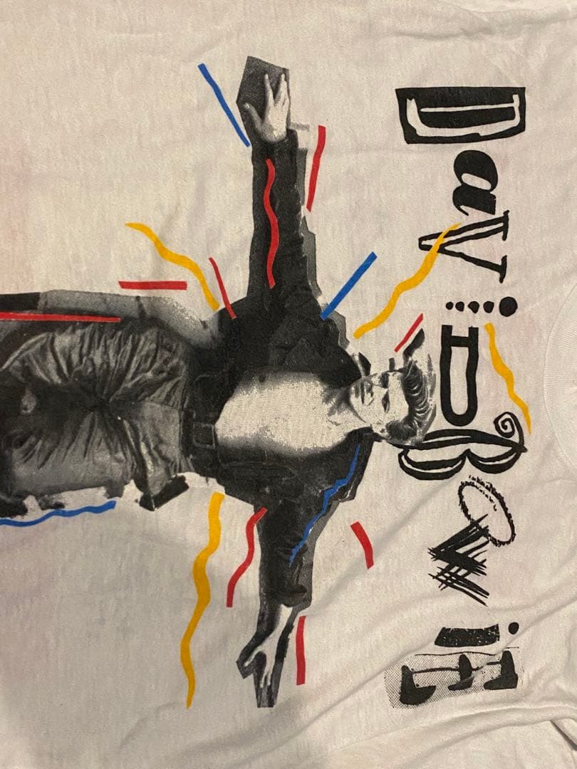 David Bowie アートプリント Tシャツ 1987年製 ヴィンテージ t