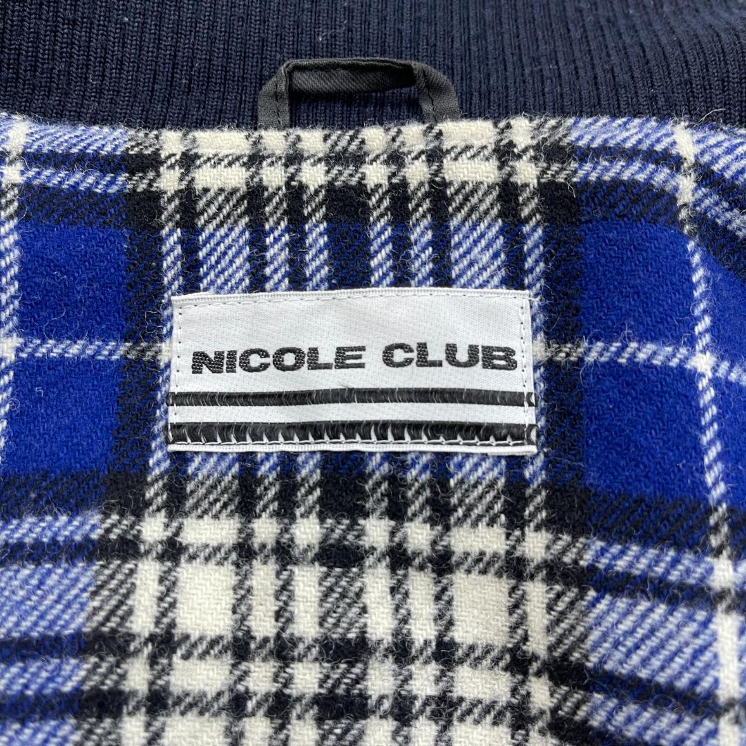 vintage　NICOLE CLUB　ステッチデザインボンバージャケット