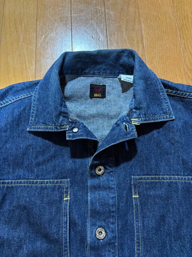 hoggs デニム カバーオール　プルオーバー　m-35 us army