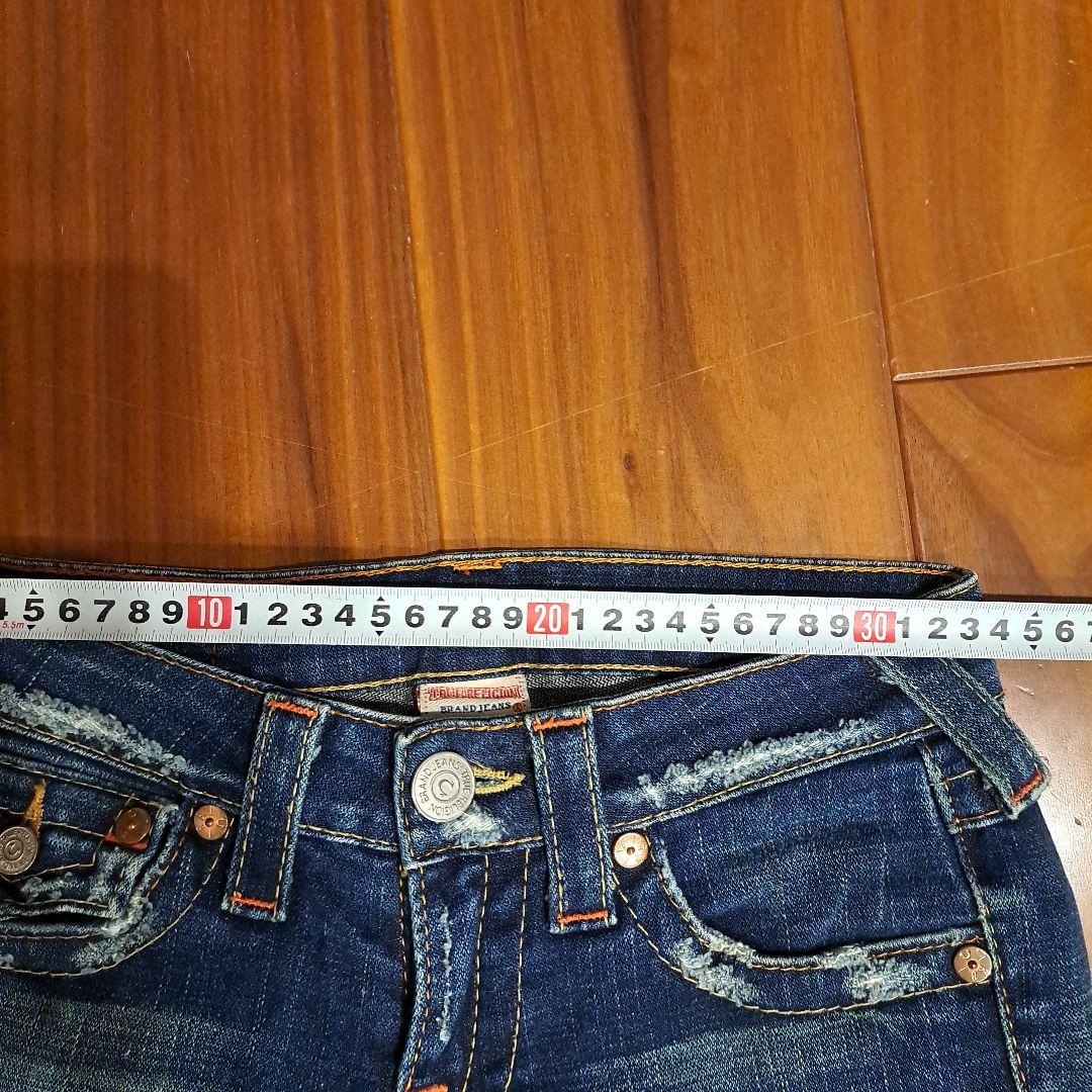 【TRUE RELIGION】アメリカ製25 ブーツカットデニムパンツ