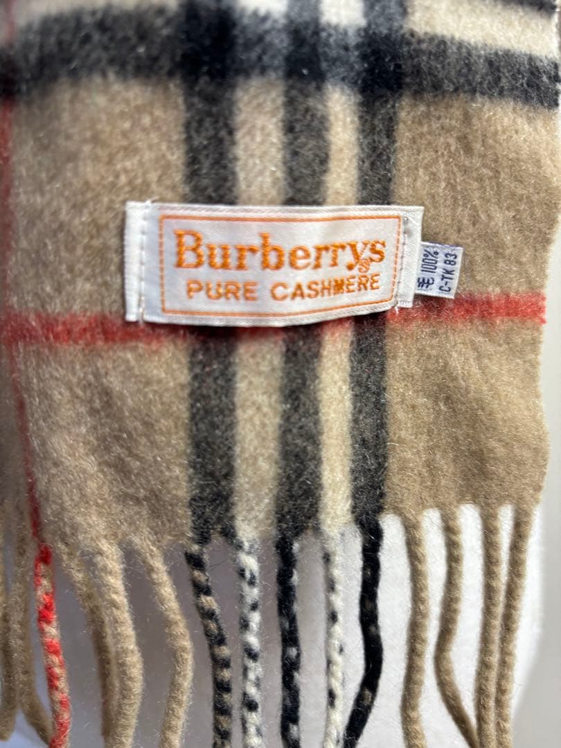 Burberrys バーバリー　ピュアカシミヤ100マフラー ノバチェック柄