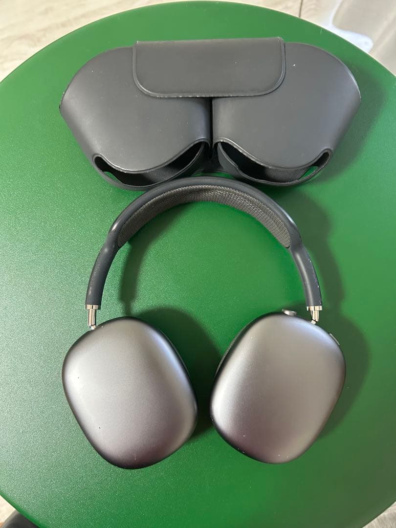 Apple AirPodsMAXブラック ワイヤレスヘッドホン ケース付き