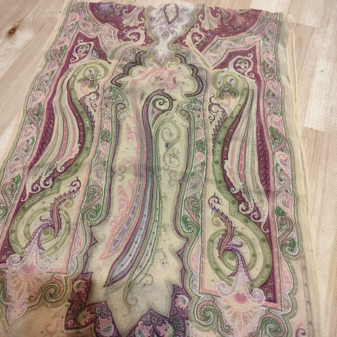 ETRO シフォンシルク100% ペイズリー‪☆ ストール