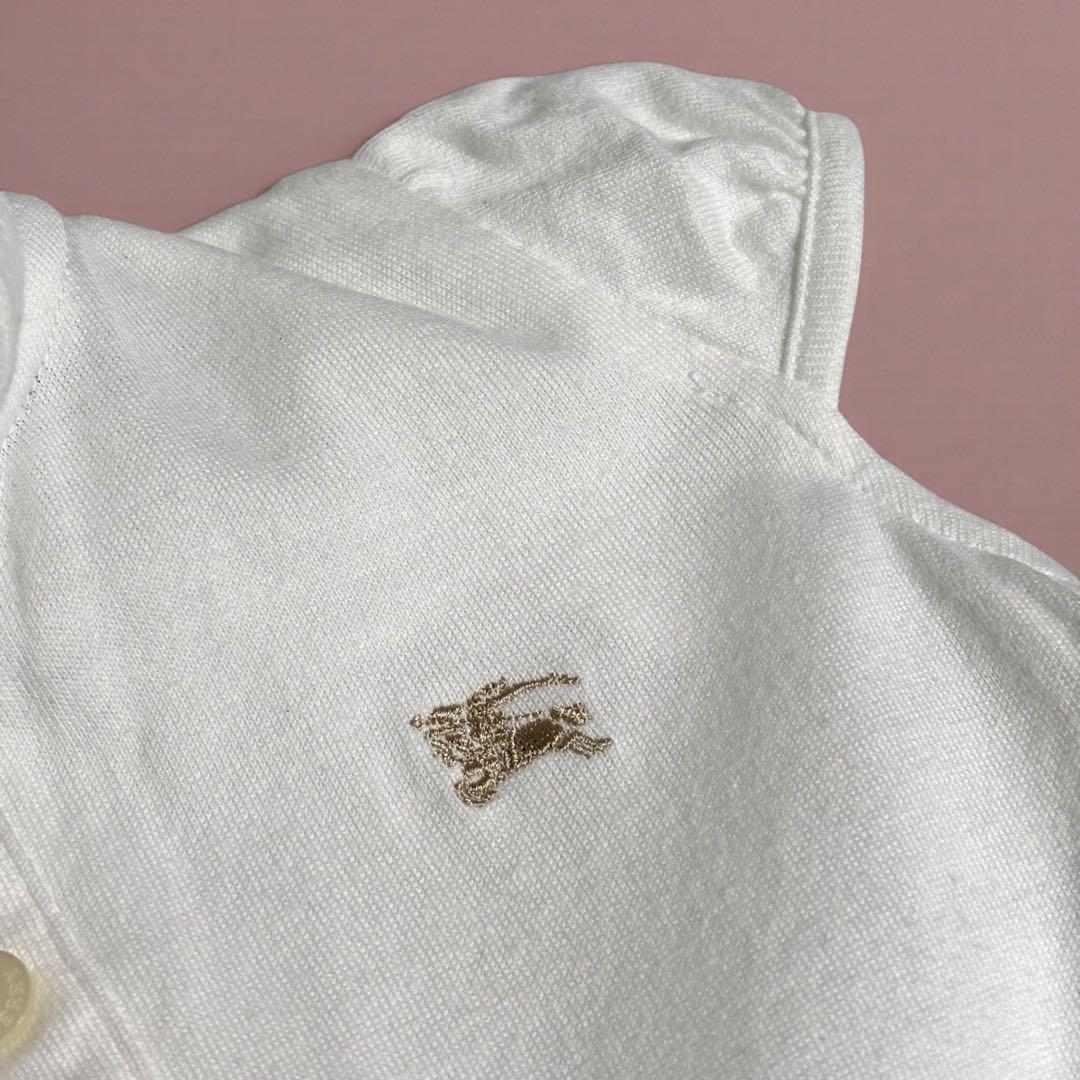 美品BURBERRY半袖ワンピース80女の子キッズ正規品子供服バーバリー