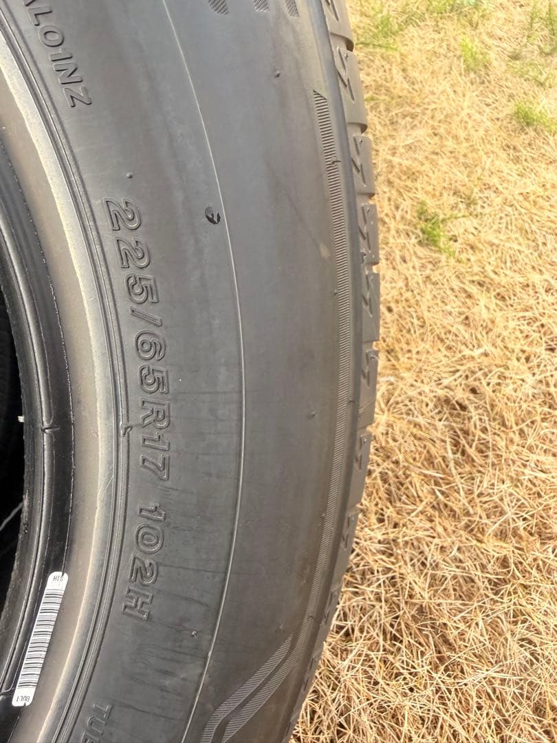 はるさん専用 17インチ サマータイヤ４本セットほぼ未使用225/65R17