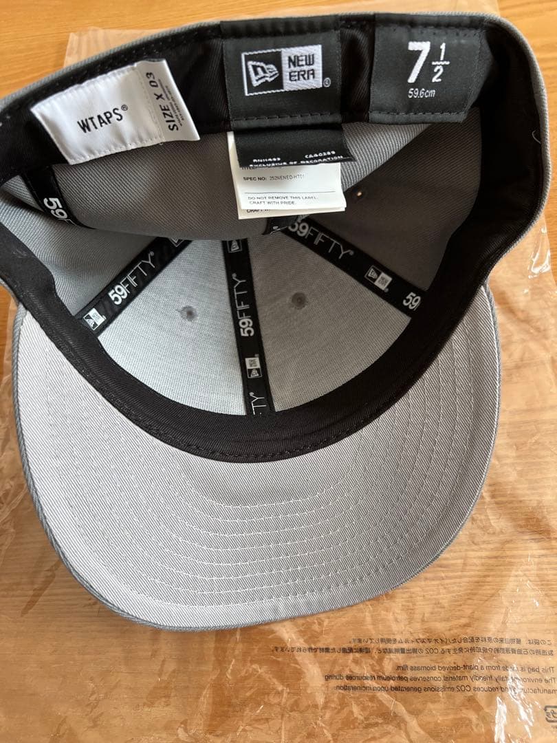 WTAPS グレー 59FIFTY キャップ 7 1/2