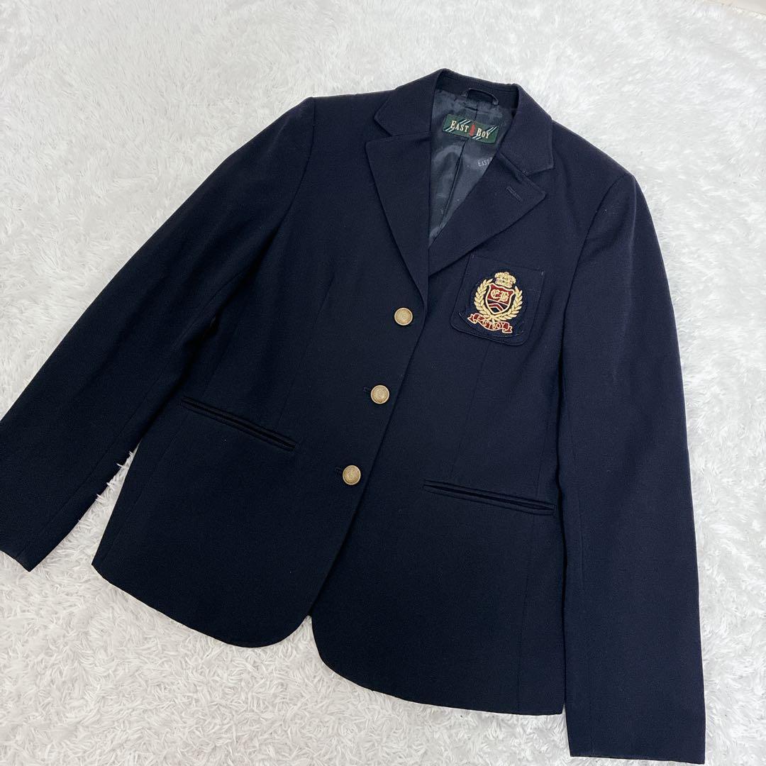 EAST BOY イーストボーイ 紺ブレ 金ボタン エンブレム 9号　ジャケット