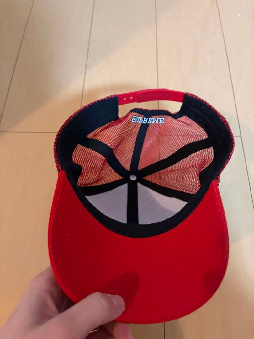 帽子 supreme vaquero mesh back 5-panel RED