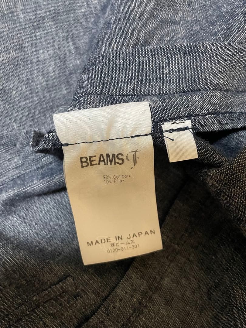 BEAMS F コットンリネンイージージャケット　リングヂャケット