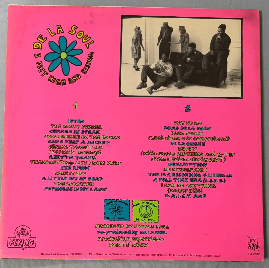 希少2枚組 De La Soul 3 Feet High and Rising