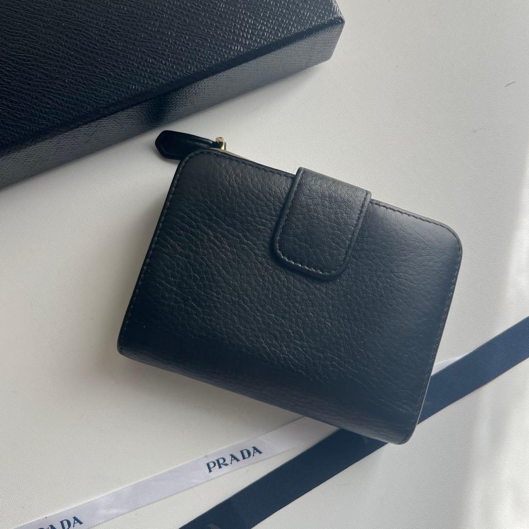 234 美品 PRADA プラダ 2つ折り財布