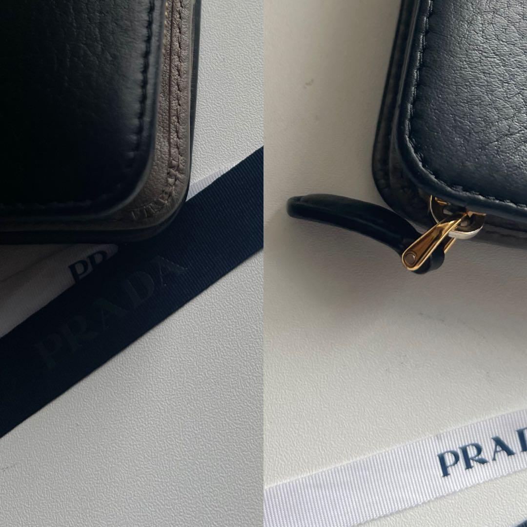 234 美品 PRADA プラダ 2つ折り財布