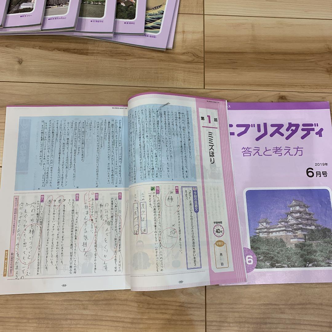 Z会2019年度小６国語・算数・理科・社会６月〜２月、添削問題４月〜2月、他